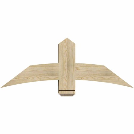 Ekena Millwork Bellingham Rough Sawn Timber Gable Bracket, Douglas Fir, 48"W x 18"H x 6"D x 6"F, 9/12 Pitch GBW048X18X0606BEL00RDF